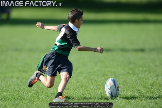 2015-05-16 Rugby Lyons Settimo Milanese U14-Rugby Monza 0307